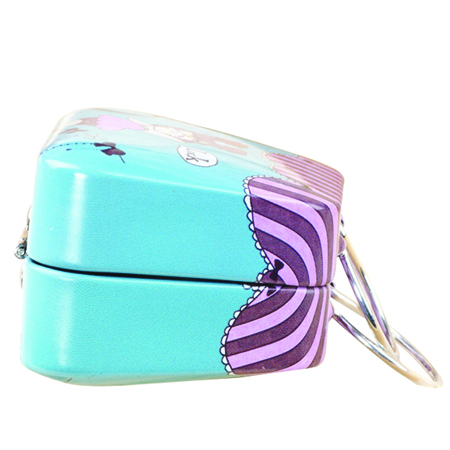 Portable Handbag Colored Tin Can